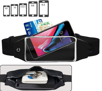 Touch Screen Clear Phone Waist Bag For Running Sports Fanny Pack